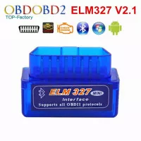 0ELM327 Super Mini OBD OBD2 V2.1 Bluetooth Car Scanner Alat Scan Mobil
