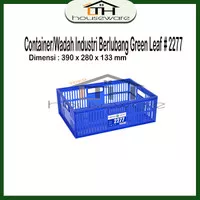 CONTAINER KERANJANG INDUSTRI SERBAGUNA 2277 GREEN LEAF / KERANJANG