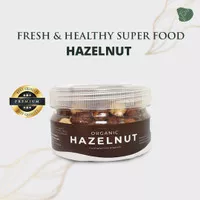 Kacang Hazelnut panggang premium CRUNCHY super food kacang coklat snac