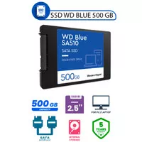 WD Blue SSD SA510 500GB - 2.5" SATA - Gen 3 - 5 Years warranty