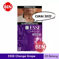 Rokok Esse Change Grape 20 Batang - Anggur Ungu Klik Slim Pak Slop