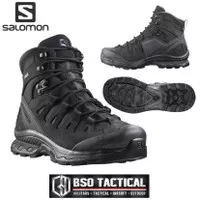 Sepatu Salomon Quest 4D GTX Force 2 EN Tactical Hiking Boots - Black