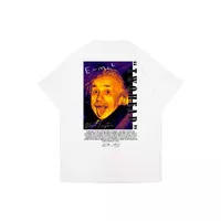 Twohead tshirt Albert Einstein white