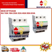 mcb 3 phase 10A 16A 20A 32A 63A schneider / mcb 3p 10A16A 20A 32A 63A