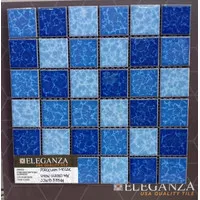 Mosaic Kolam Renang - Mosaic Eleganza Snow Glazed Mix