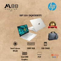 LAPTOP HP 14s-dq0508TU CELERON N4120 4GB SSD 256GB 14" WIN 11 OHS