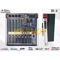 Power Mixer 4Ch Blackspider ED 4 Black Spider ED 04 / ED04