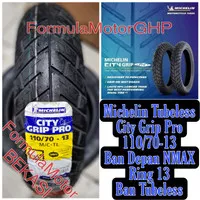 110/70-13 Ban Michelin City Grip Pro Tubeless - Ban Depan NMAX Ring 13