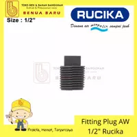 Plug AW 1/2" Rucika / Plug PVC Dop Drat Luar 1/2" Rucika