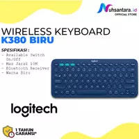 Logitech K380 Wireless Keyboard Multi Device Ori Garansi Resmi