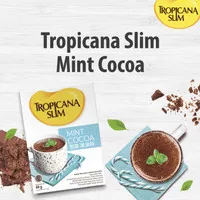 Tropicana Slim Chocolate Mint Dink isi 4 / Minuman Instant Coklat Mint