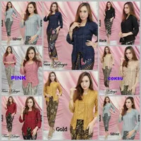 kebaya kutubaru/setelan kebaya moderen/kebaya brukat full