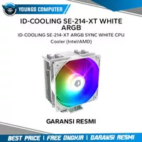 ID-COOLING SE-214-XT ARGB SYNC WHITE | CPU Cooler Heatsink (Intel/AMD)