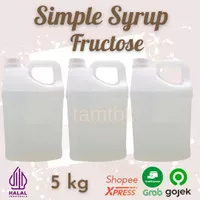 Gula cair / Fruktosa / Fructose / Simple Syrup 5kg ( GOSEND / GRAB )