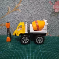 Mainan Anak Mobil mobilan Plastik Truk Mixer