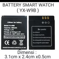 Baterai Double Power Smart Watch LQ-S1 DZ09 / U9 / U10 / A1 / MITO 555