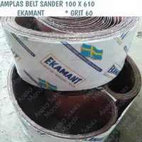 AMPLAS BELT SANDER GRIT #60 100X610 EKAMANT/KERTAS REFILL MESIN AMPLAS