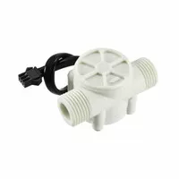 Water flow sensor 0.5 inch YF-S201 arduino raspberry - putih white
