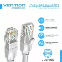 Vention Kabel LAN UTP 0.5 Meter Cat6 Gigabit Ethernet RJ45 - Grey