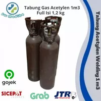 Tabung Gas Acetylene 1m3 / Tabung Las Asetilin isi