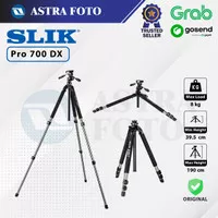 SLIK Pro 700 DX Tripod with 700DX 3-Way, Pan-and-Tilt Head - Titanium