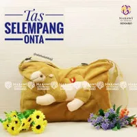 Tas Selempang Sling Bag Boneka Onta Unta Souvenir Oleh Oleh Haji Umroh