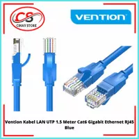 Vention Kabel LAN UTP 1.5 Meter Cat6 Gigabit Ethernet RJ45 - Blue