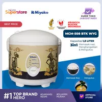 MIYAKO Rice Cooker Magic Warmer Plus 1.8 L - MCM508 | MCM-508 BTK WYG