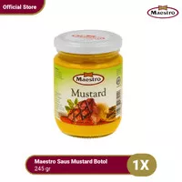 Maestro Saus Mustard Botol 245g