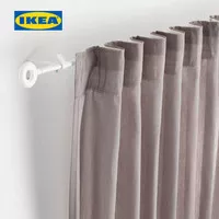 IKEA IRJA Set Rel Batang Gorden Putih 140cm