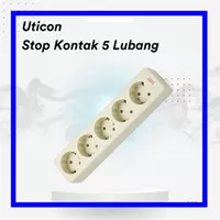 Stop Kontak Arde 5 Lubang Lobang Uticon ST158