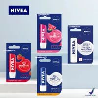 NIVEA Lip Care | Lip Balm - Original Care | Srawberry | Watermelon | S