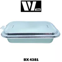 BX-4381 Alumunium Tray Foil Aluminium Kotak Makan Oven