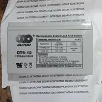 AKI KERING 12V 6Ah TIPIS OUTDO HARGA PER 1 PCS