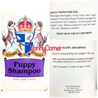 100ml Crown Royale Puppy Shampoo Share Pack Anjing Kitten Kucing