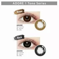 SOFTLENS LIVING COLOR ADORE BROWN 1 TONE ( MINUS 0,50 S.D -8,00 )