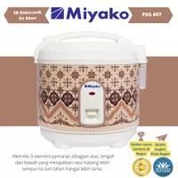 MIYAKO MAGIC COM/RICE COOKER PSG-607 NO WARM 0.63 Liter MINI KECIL