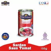 King`s Fisher Sarden mini saus tomat Makanan Kaleng 155 g kings fisher