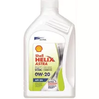 Oli Mobil Shell Helix Astra 0W-20 Ori LCGC 1 Liter | Fully Synthetic