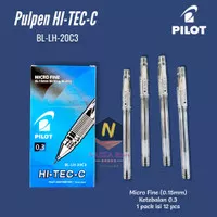 PILOT HI-TEC-C Pulpen dan Refill Tinta Makna 0,3 mm Pen Makna Maknani