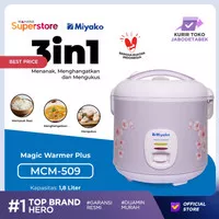 MIYAKO Rice Cooker Magic Warmer Plus 1.8 Liter - MCM508 | MCM-509