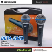 Microphone Kabel Soundcrest Beta-58 Mic Kabel Beta 58S 58D plus switch