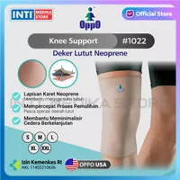 OPPO - Knee Support Plain 1022 | Deker Pelindung Lutut Neoprene
