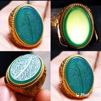 Cincin Batu Yaman Ukir Kaligrafi Top Quality