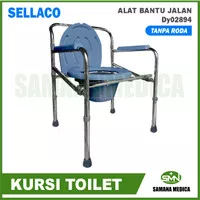Kursi Toilet BAB Commode Chair Tanpa Roda Kloset SELLA KY894 DY02894