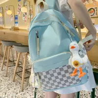 Ransel/Backpack Sekolah Fashion Korea, Import New Color Checkers