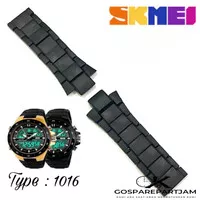 Strap Tali Jam Tangan Skmei 1016 High Quality Warna Hitam