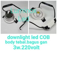 downlight led mini 3w 3watt lampu plafon cob 3w 3 w inbow spotlight