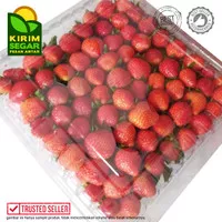 Buah Strawberry Segar / Stroberi Utuh / Bukan Frozen/ 0.9-1 kg