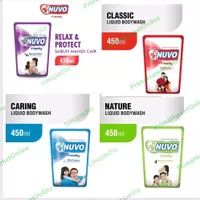 NUVO FAMILY SABUN MANDI CAIR POUCH 450 ML